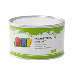 Шпатлевка REF универ Polyester Putty Unisoft 0,9кг